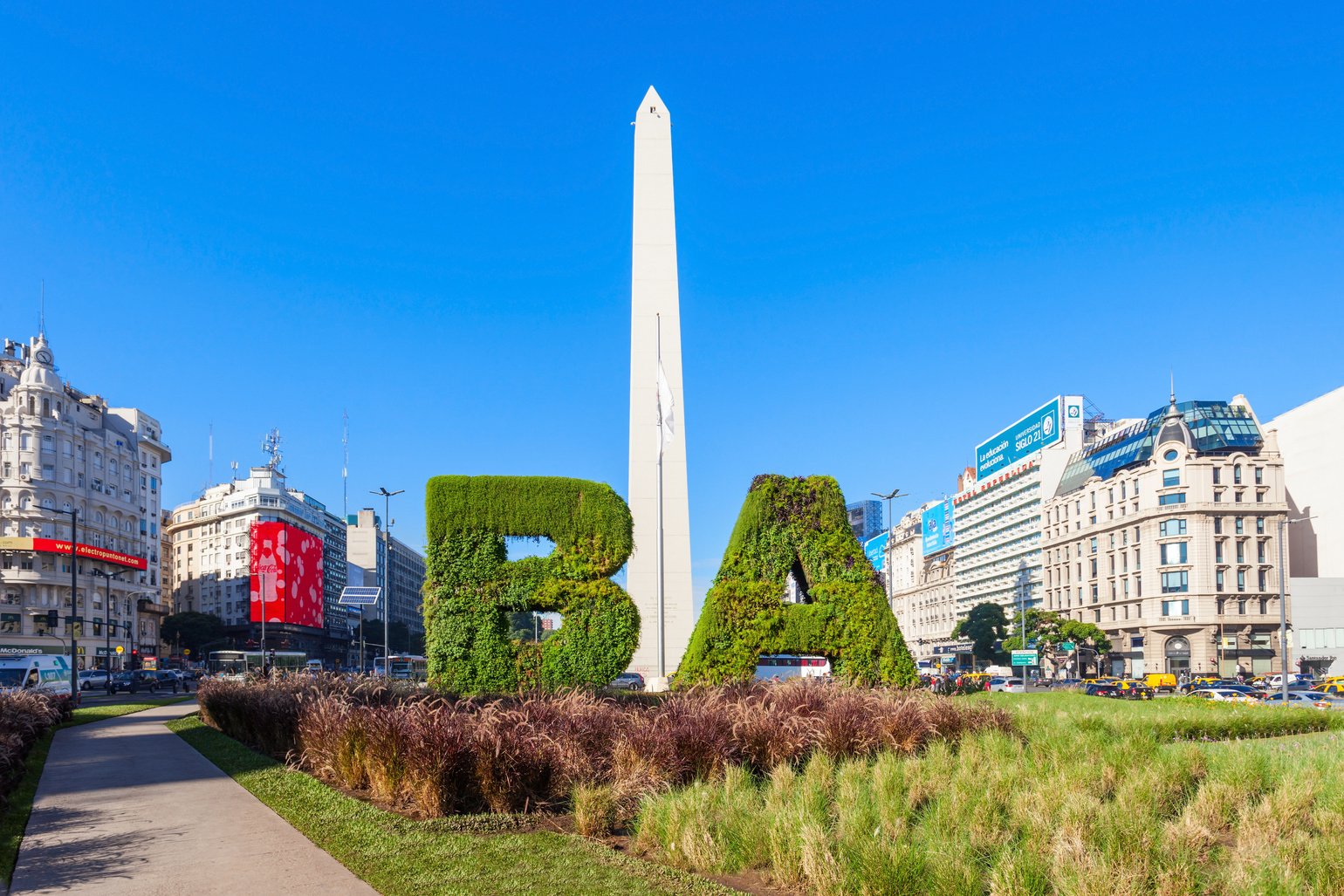 Buenos Aires Sign and Obelisco