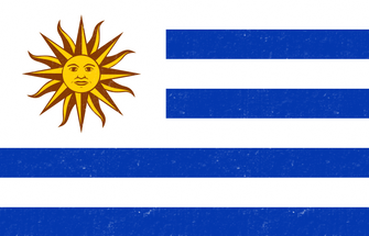 Uruguayan Flag Illustration